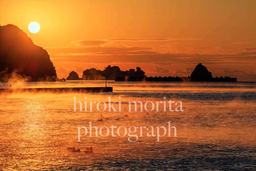 宮崎県　厳冬の朝