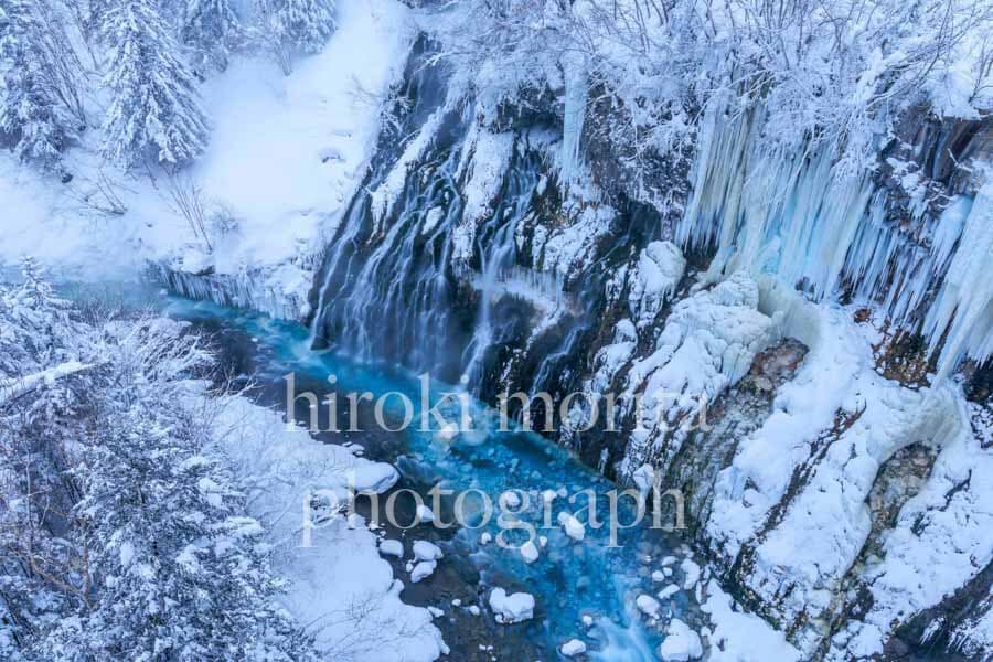 北海道　白髭の滝